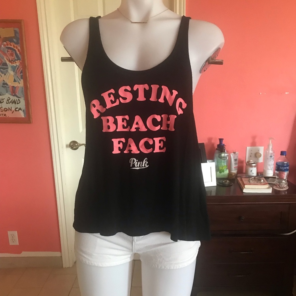$5 if you bundle with 2 other items *Pink beach tank, size medium